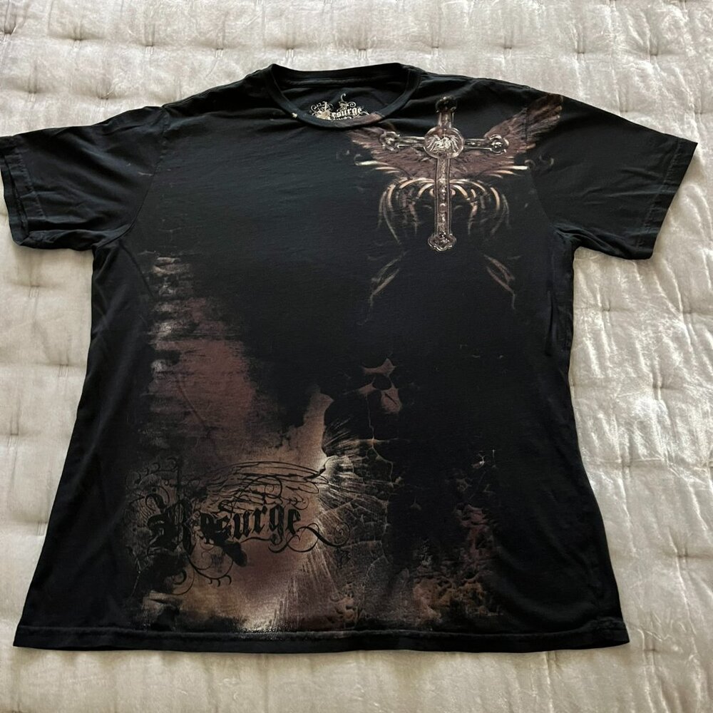 Resurge by Affliction Mens T-Shirt EUC